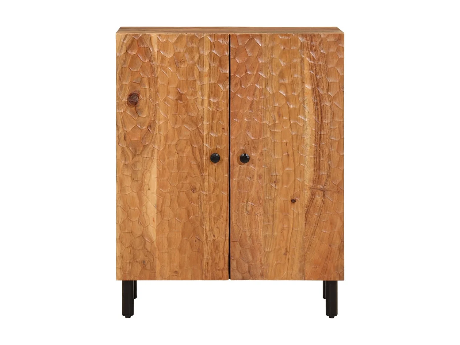 Armoire latérale 60x33x75 cm bois massif d'acacia