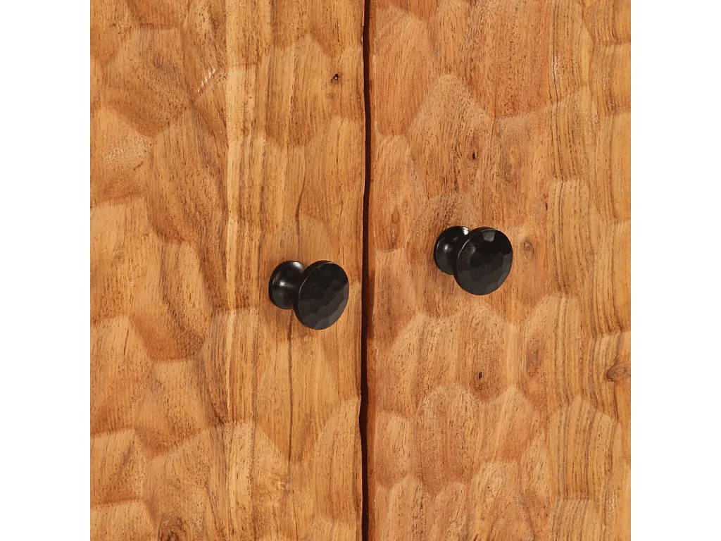 Armoire latérale 60x33x75 cm bois massif d'acacia