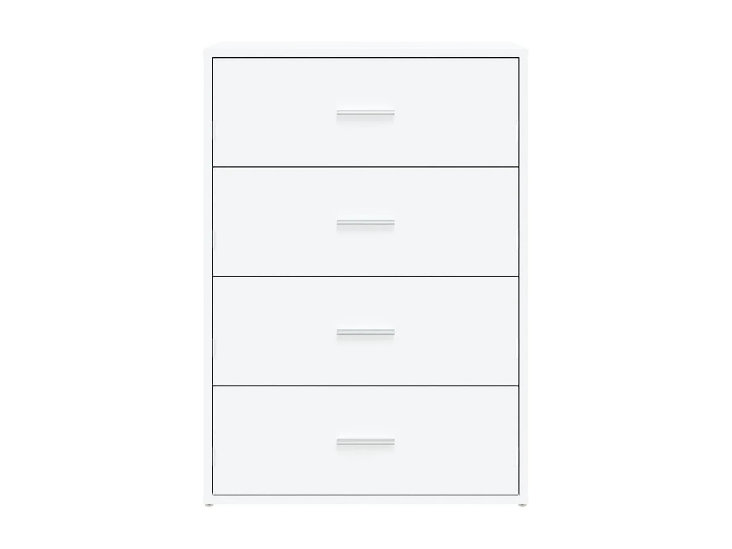 Buffet blanc 60x31x84 cm bois d'ingénierie