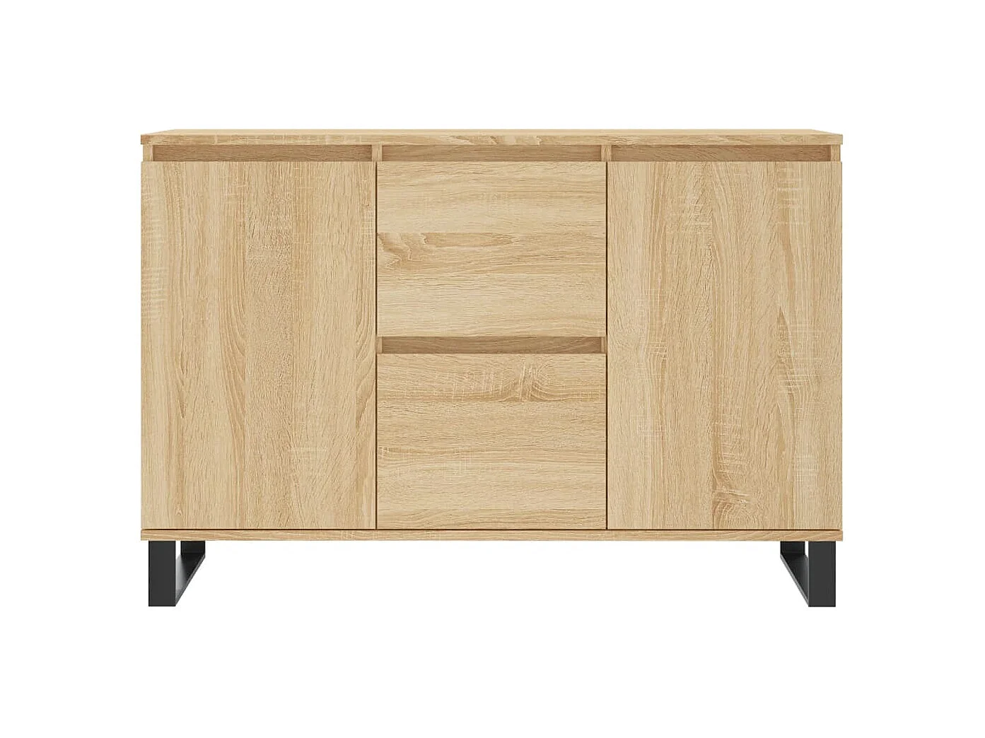 Credenza Rovere Sonoma 104x35x70 cm in Legno Multistrato