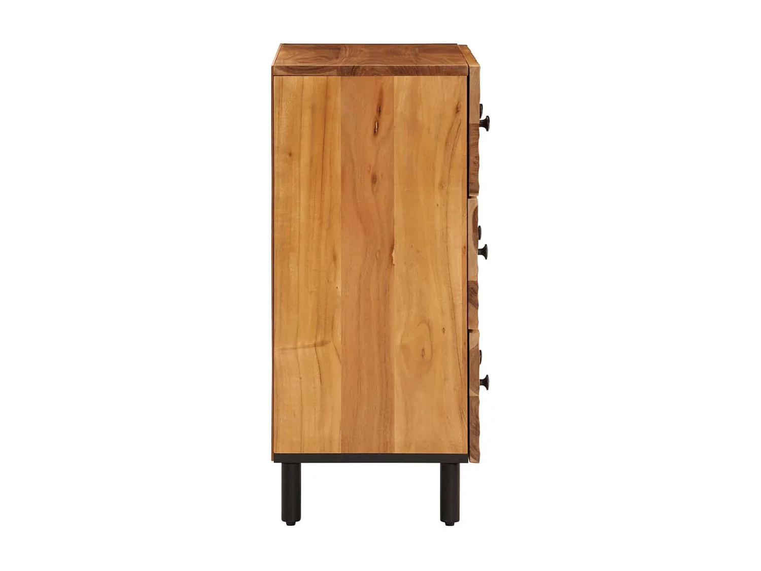 Beistellschränke 2 Stk. 60x33x75 cm Massivholz Akazie