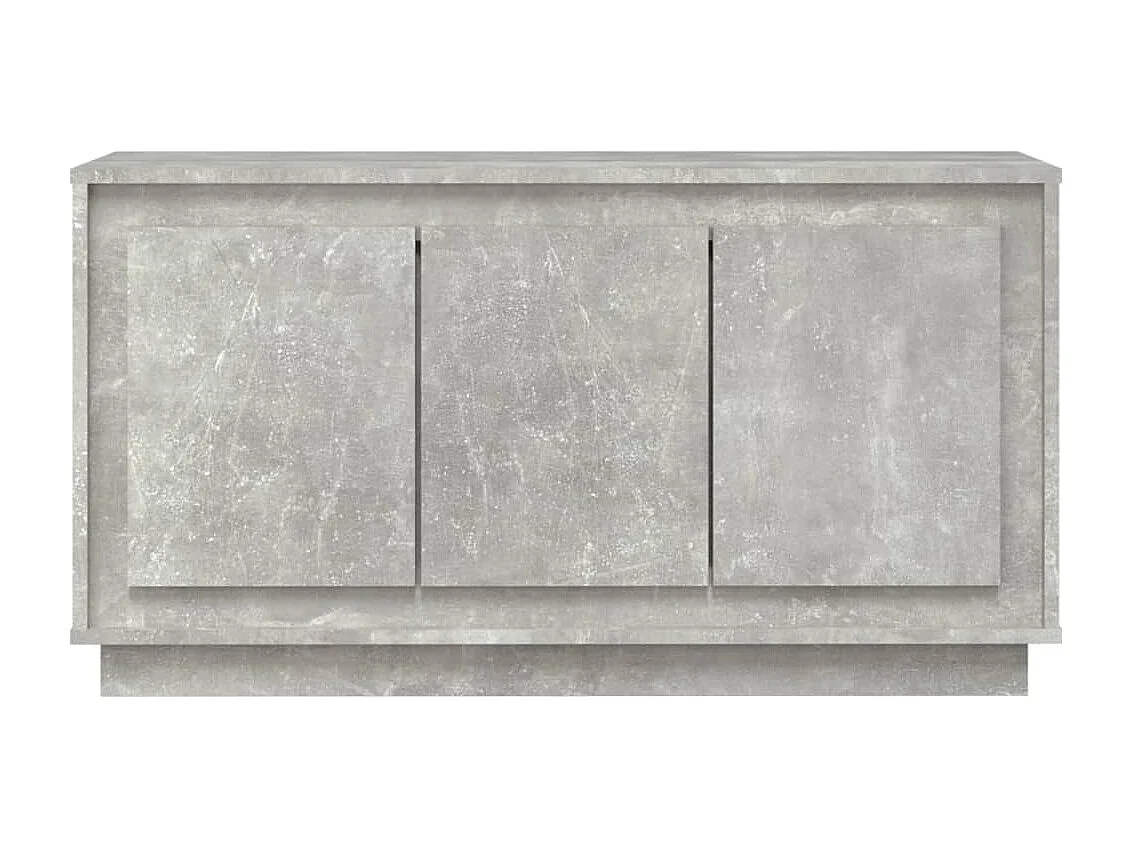 Sideboard Betongrau 102x35x55 cm Holzwerkstoff