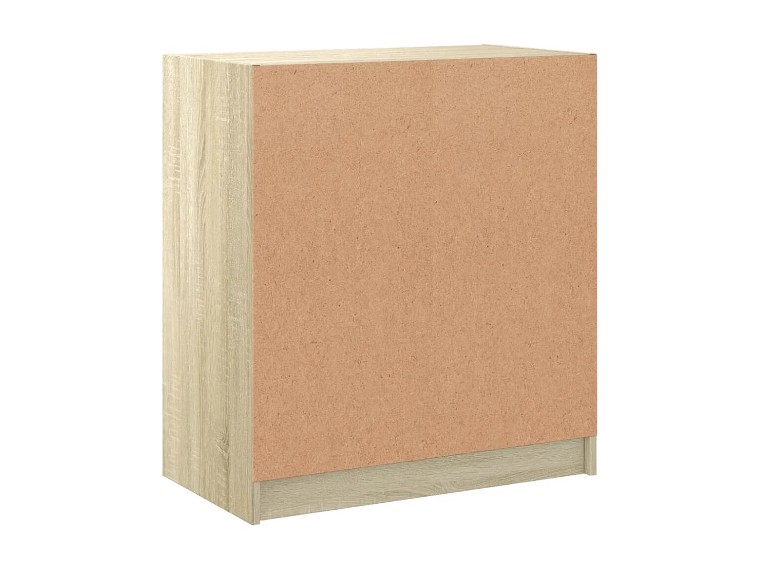 Armoire latérale avec portes en verre chêne sonoma 68x37x75,5cm