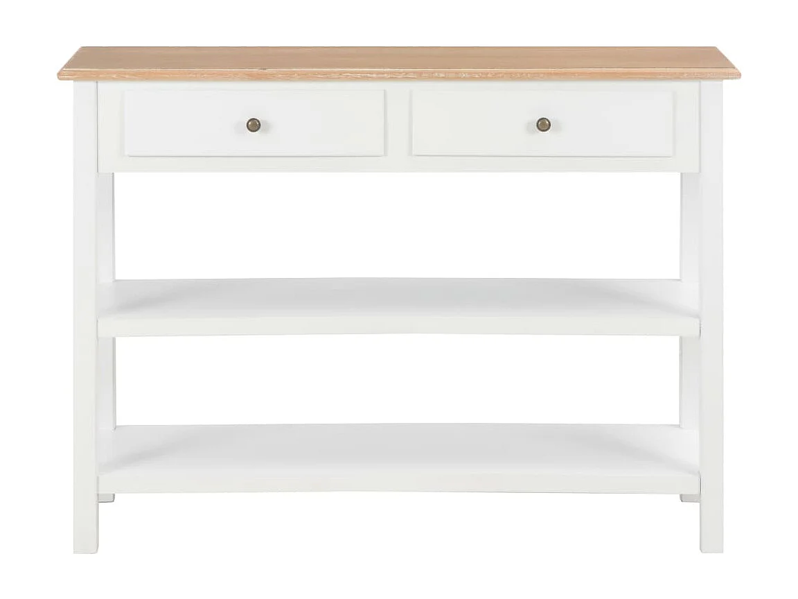 Aparador 110x35x80 cm MDF branco