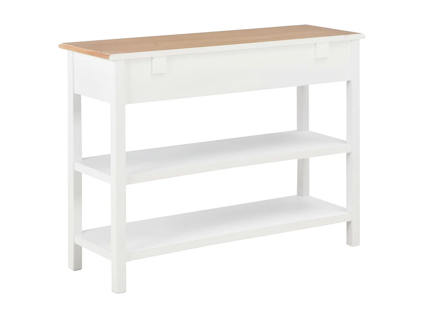 Aparador 110x35x80 cm MDF branco