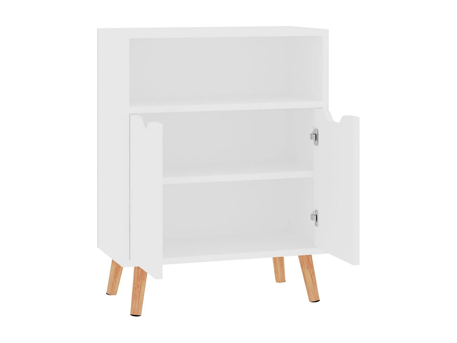 Buffet blanc 60x30x72 cm bois d'ingénierie