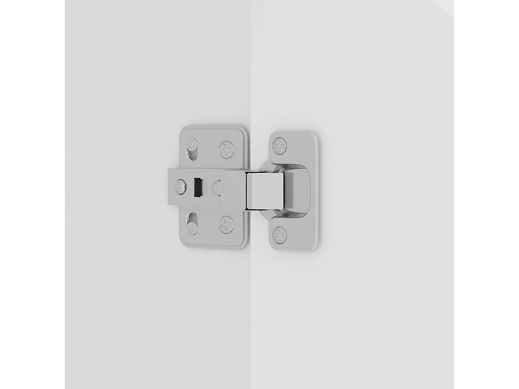 Buffet blanc 60x30x72 cm bois d'ingénierie