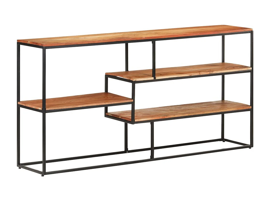 Credenza 150x30x75 cm in Legno Massello di Acacia