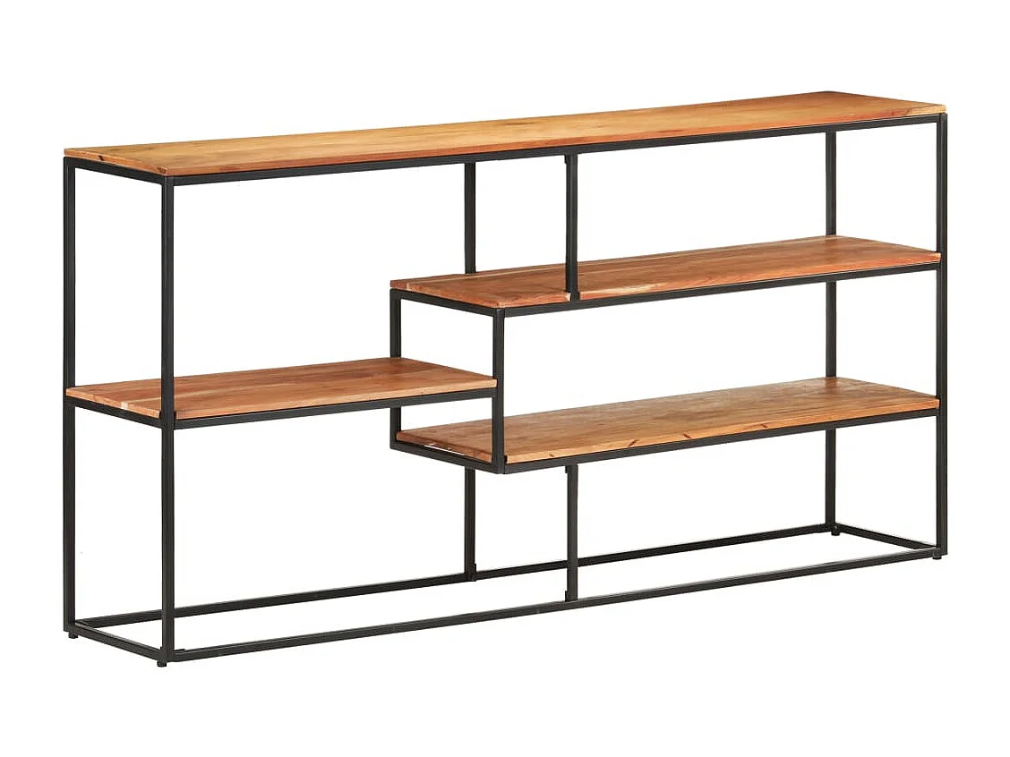 Credenza 150x30x75 cm in Legno Massello di Acacia