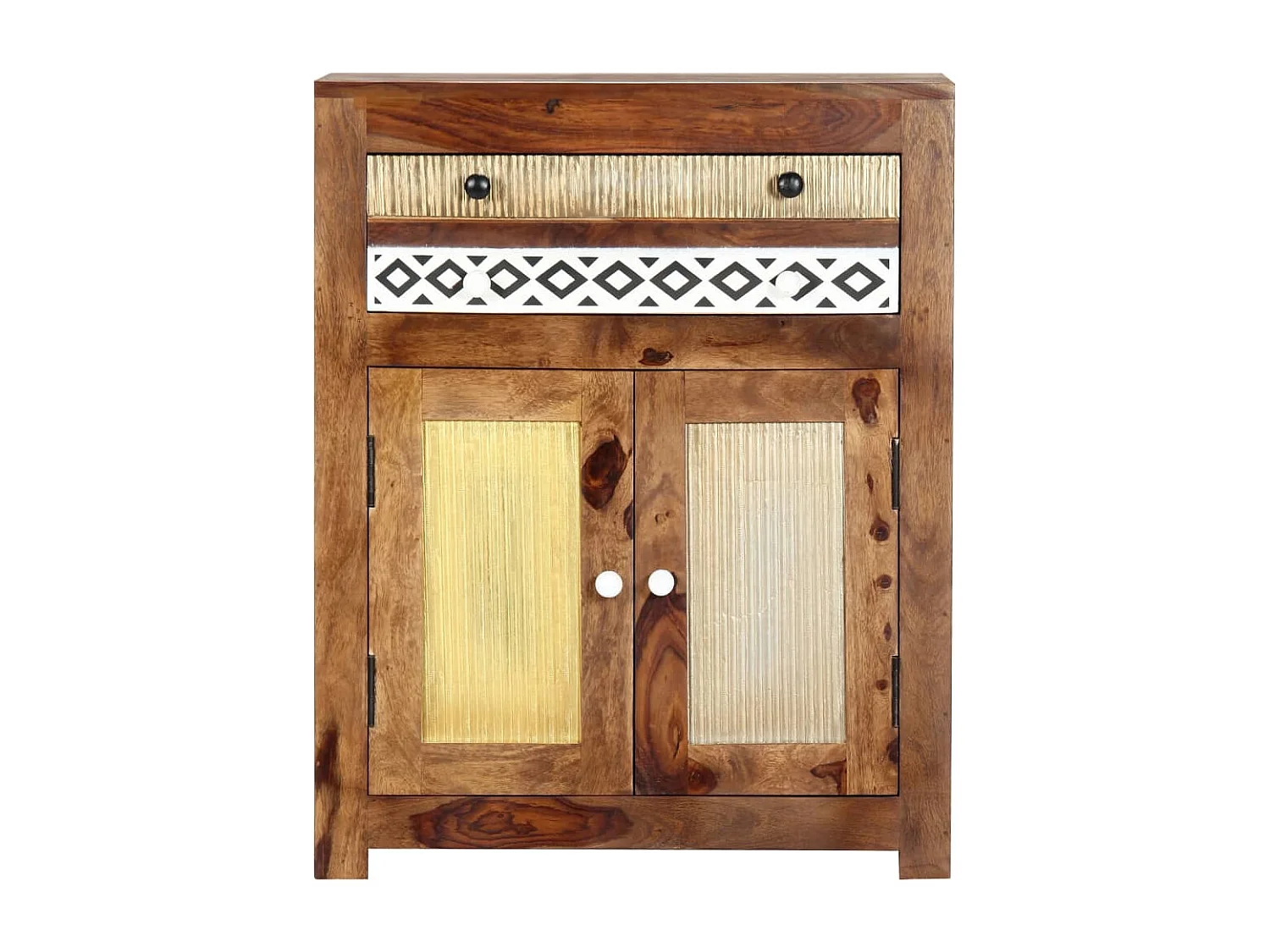 Credenza 60x30x75 cm in Legno Massello di Sheesham