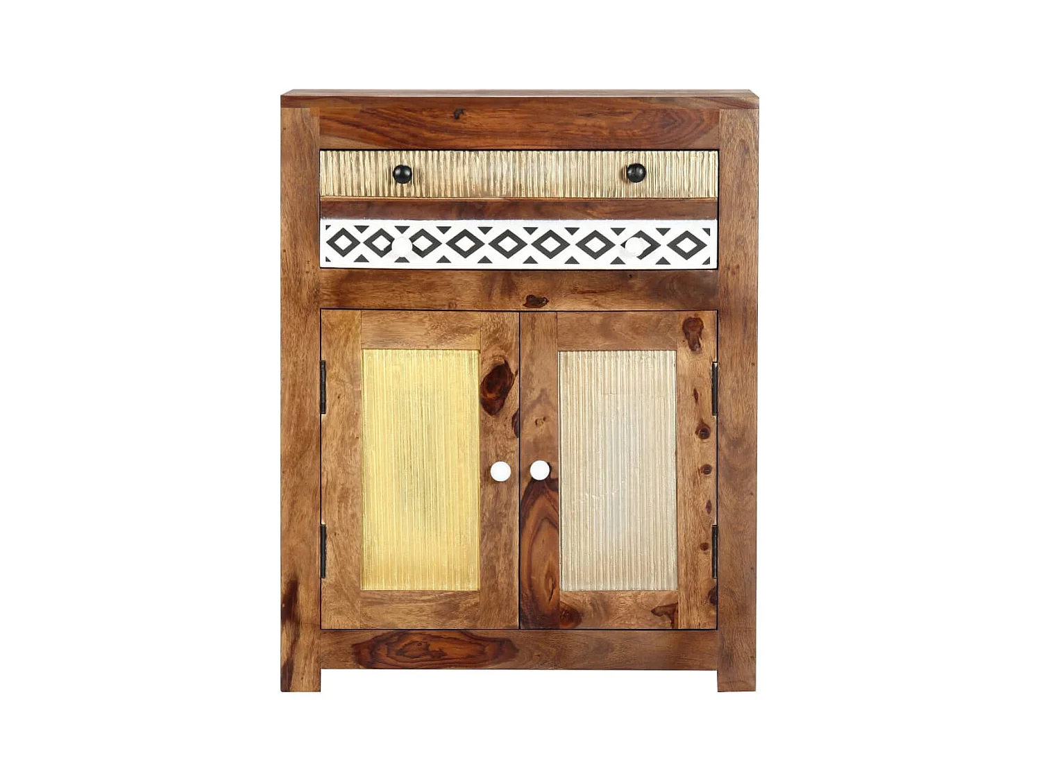 Credenza 60x30x75 cm in Legno Massello di Sheesham