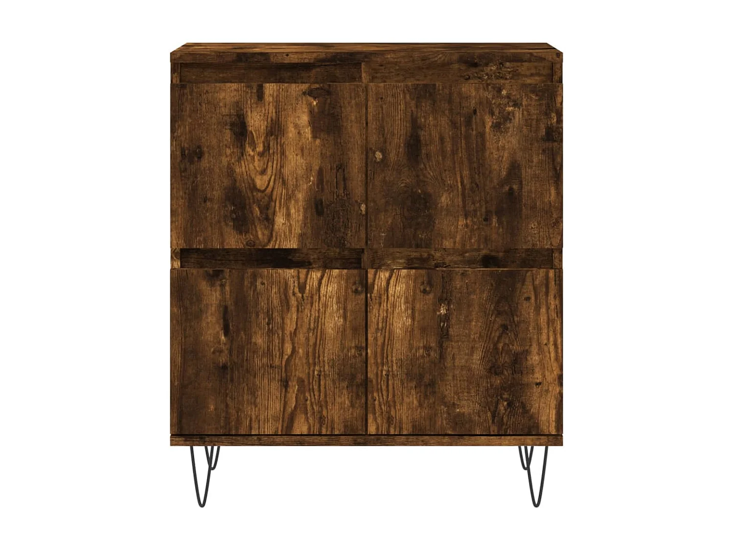 Sideboards 2 Stk. Räuchereiche Holzwerkstoff