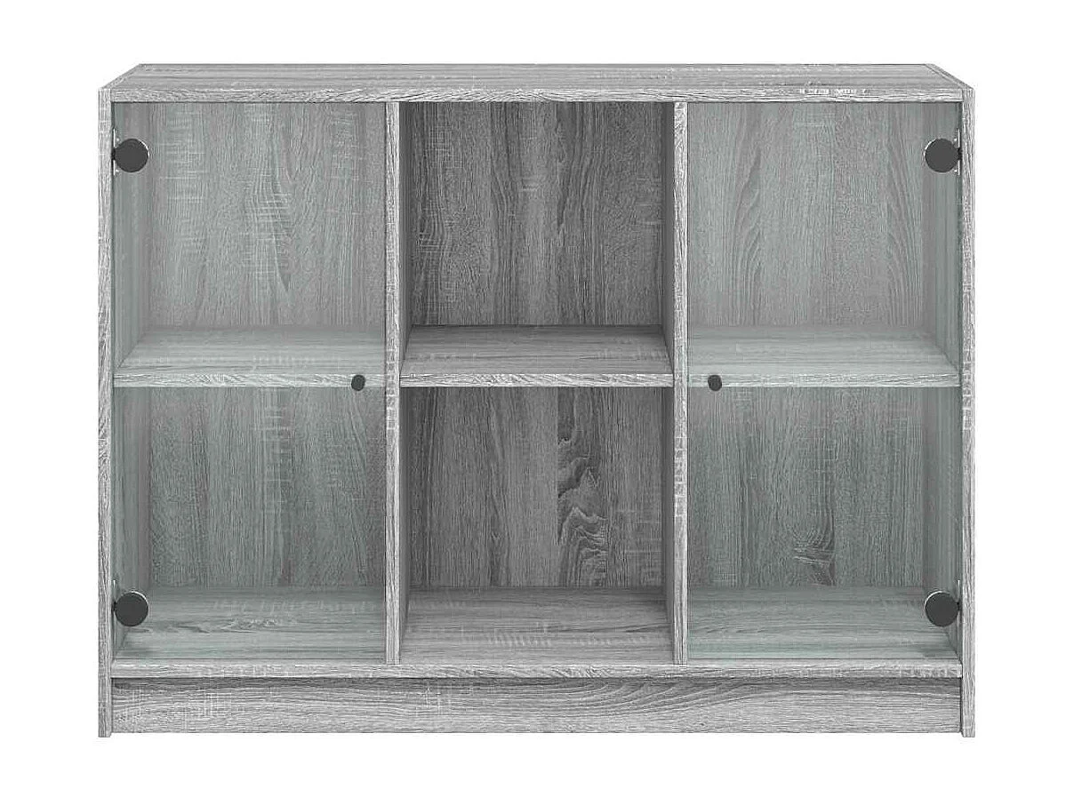 Buffet sonoma gris 102x37x75,5 cm bois d'ingénierie
