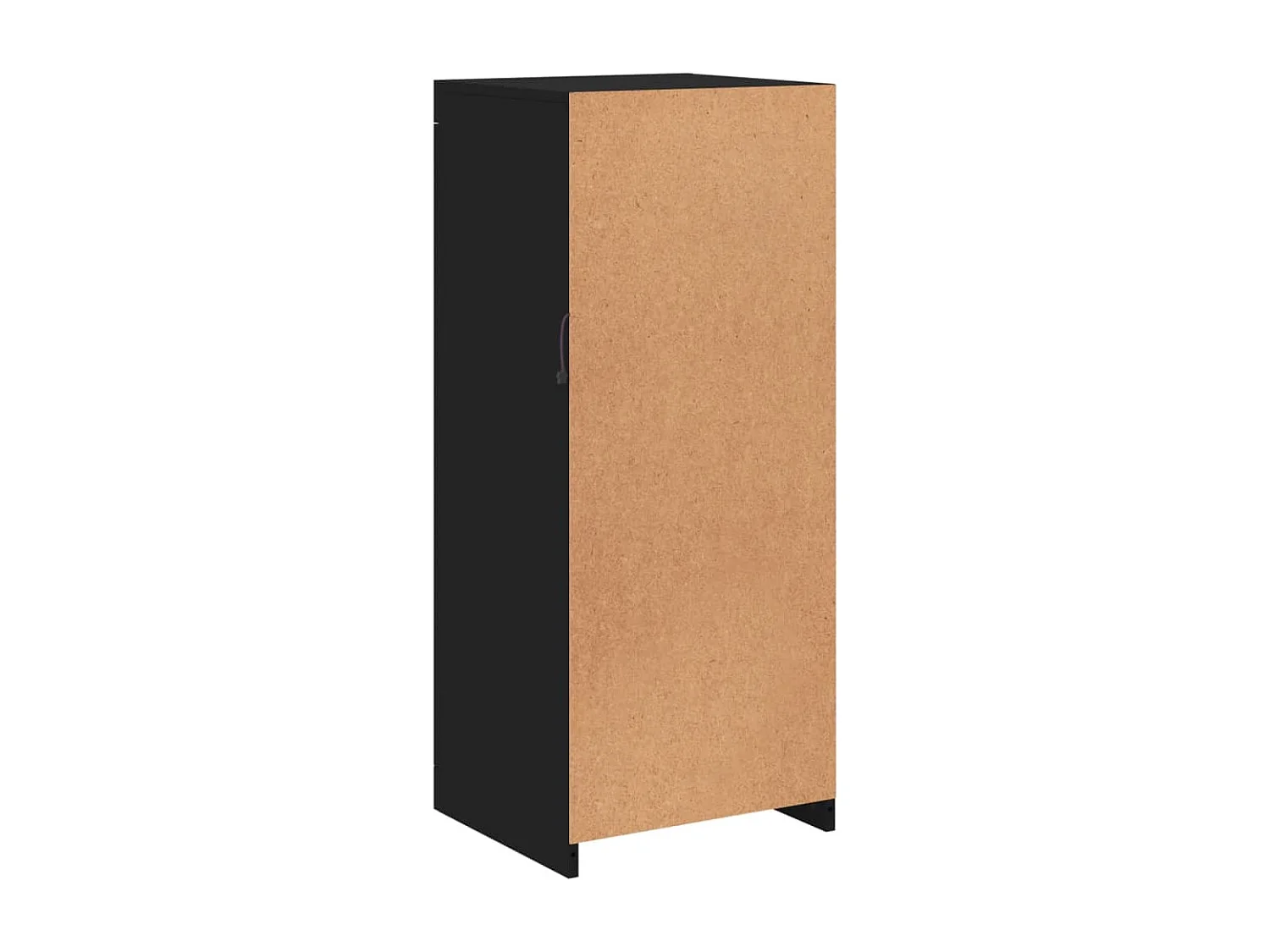 Sideboard mit LED-Leuchten Schwarz 41x37x100 cm