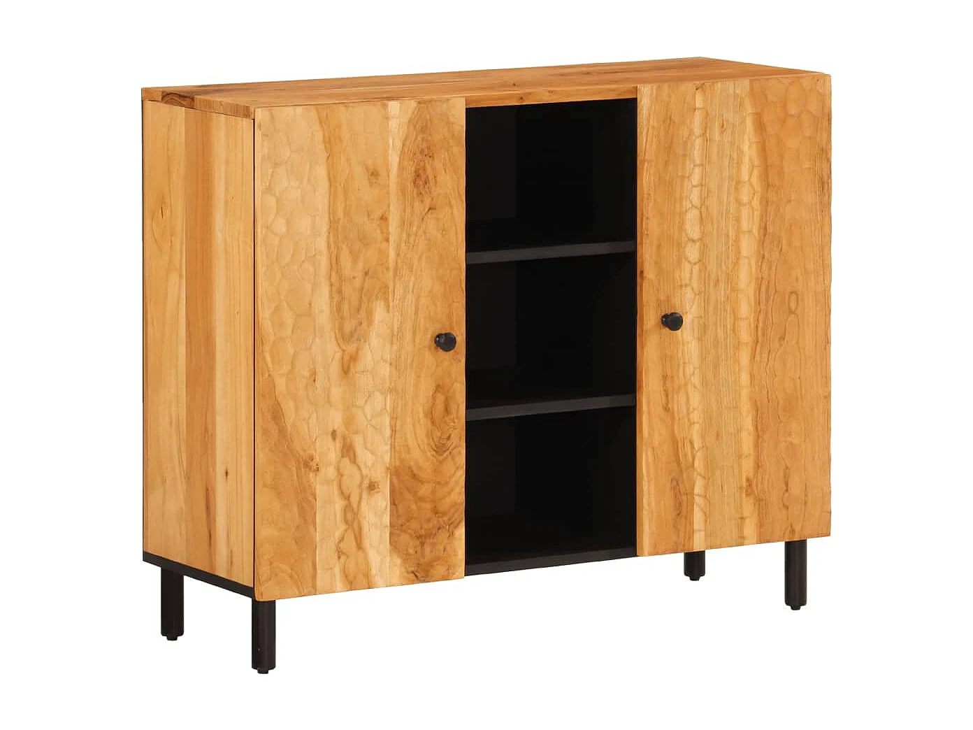 Móvel de apoio 90x33x75 cm madeira de acácia maciça