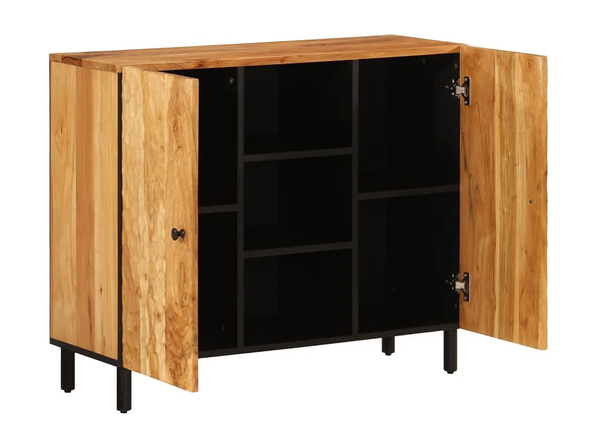 Móvel de apoio 90x33x75 cm madeira de acácia maciça