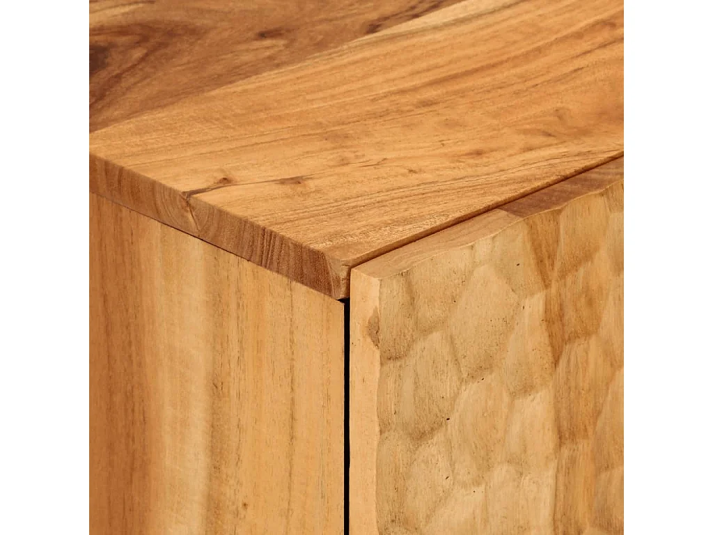 Móvel de apoio 90x33x75 cm madeira de acácia maciça