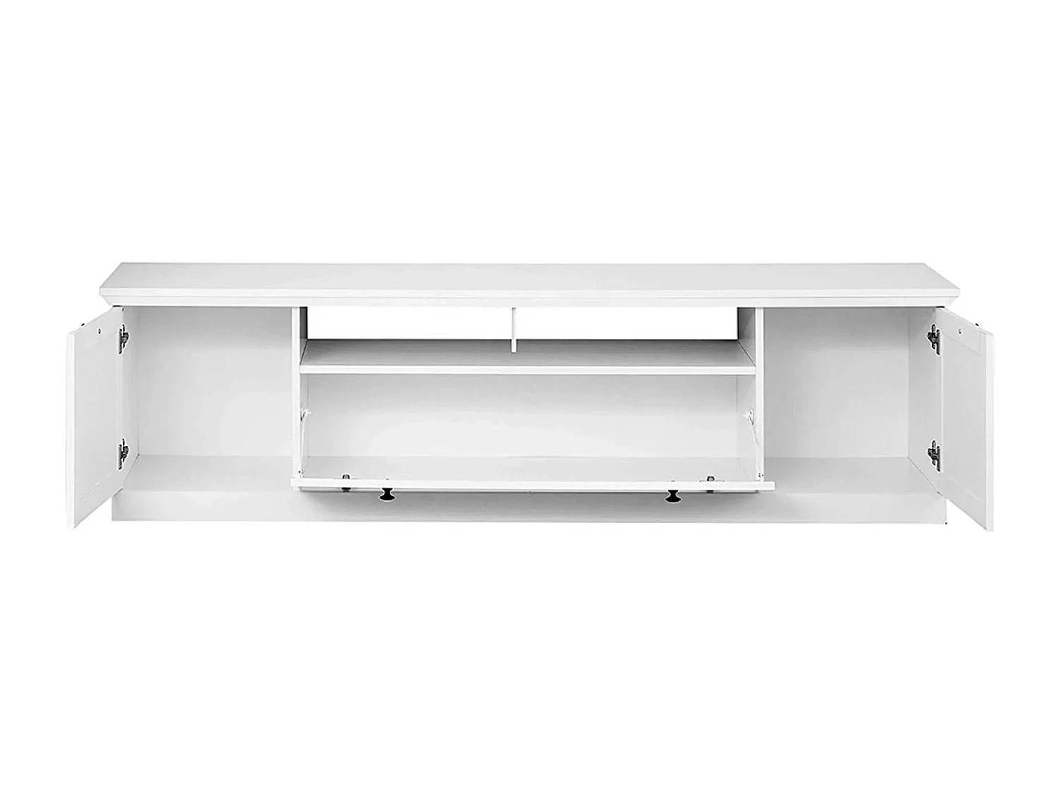 Wit TV-meubel 3 deuren moderne landelijke stijl Valex 177 cm