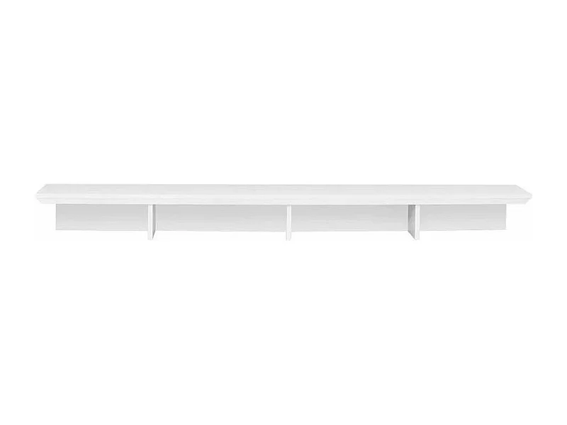 Support TV bois MDF blanc Valex L 177cm