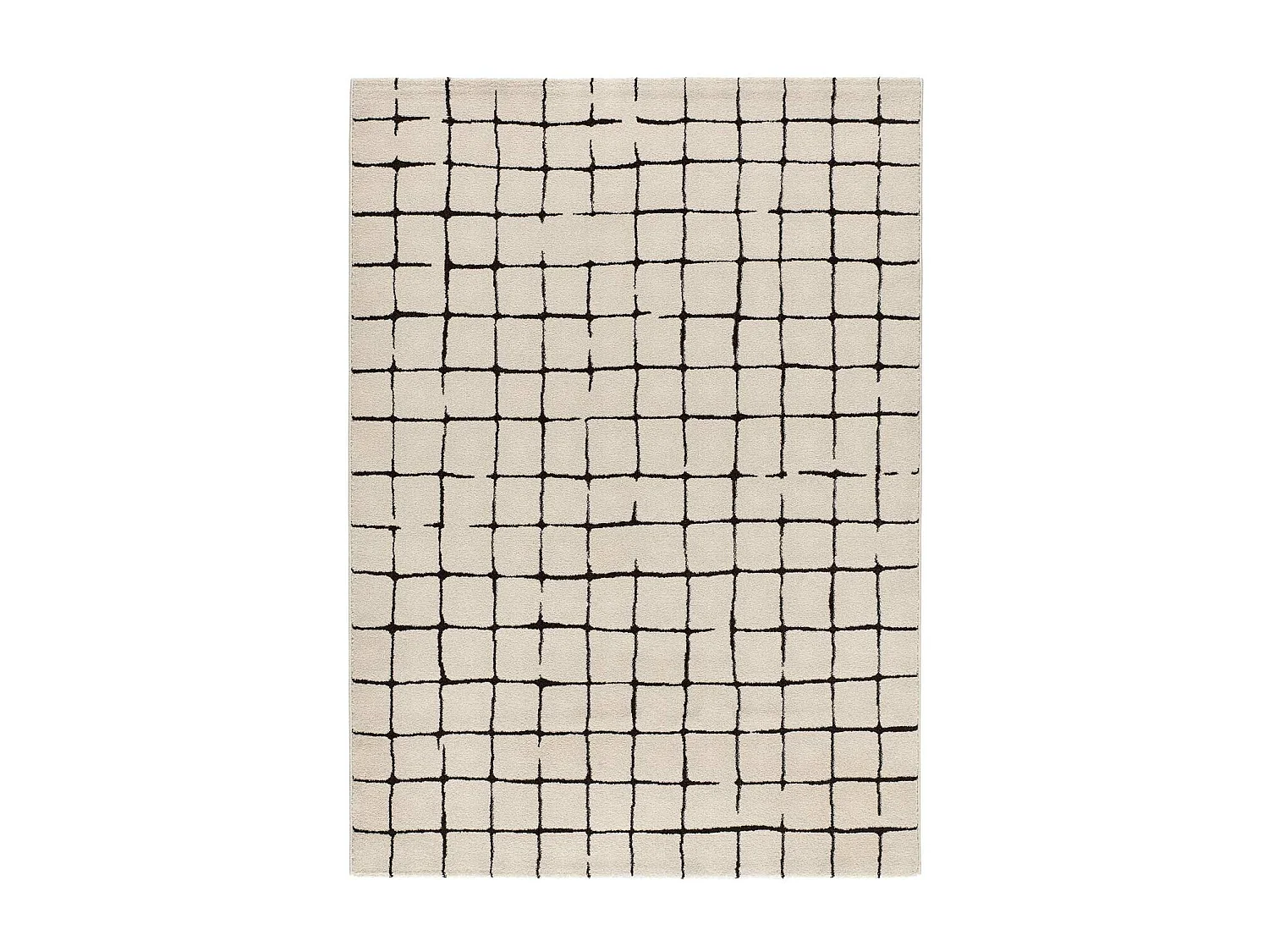 Tapis intérieur - abstrait - blanc - 200 x 290 cm - RETRO