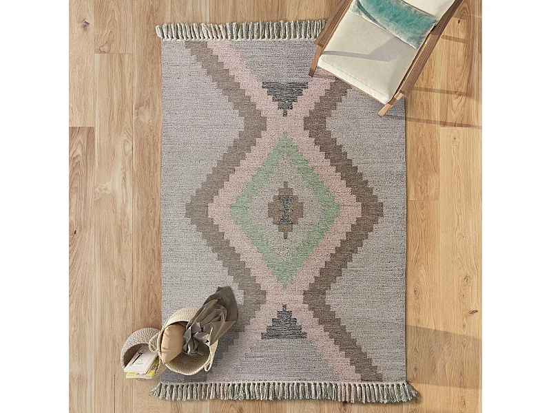 Tapis intérieur - ethnique - multicolore - 160 x 230 cm - CHANDIA