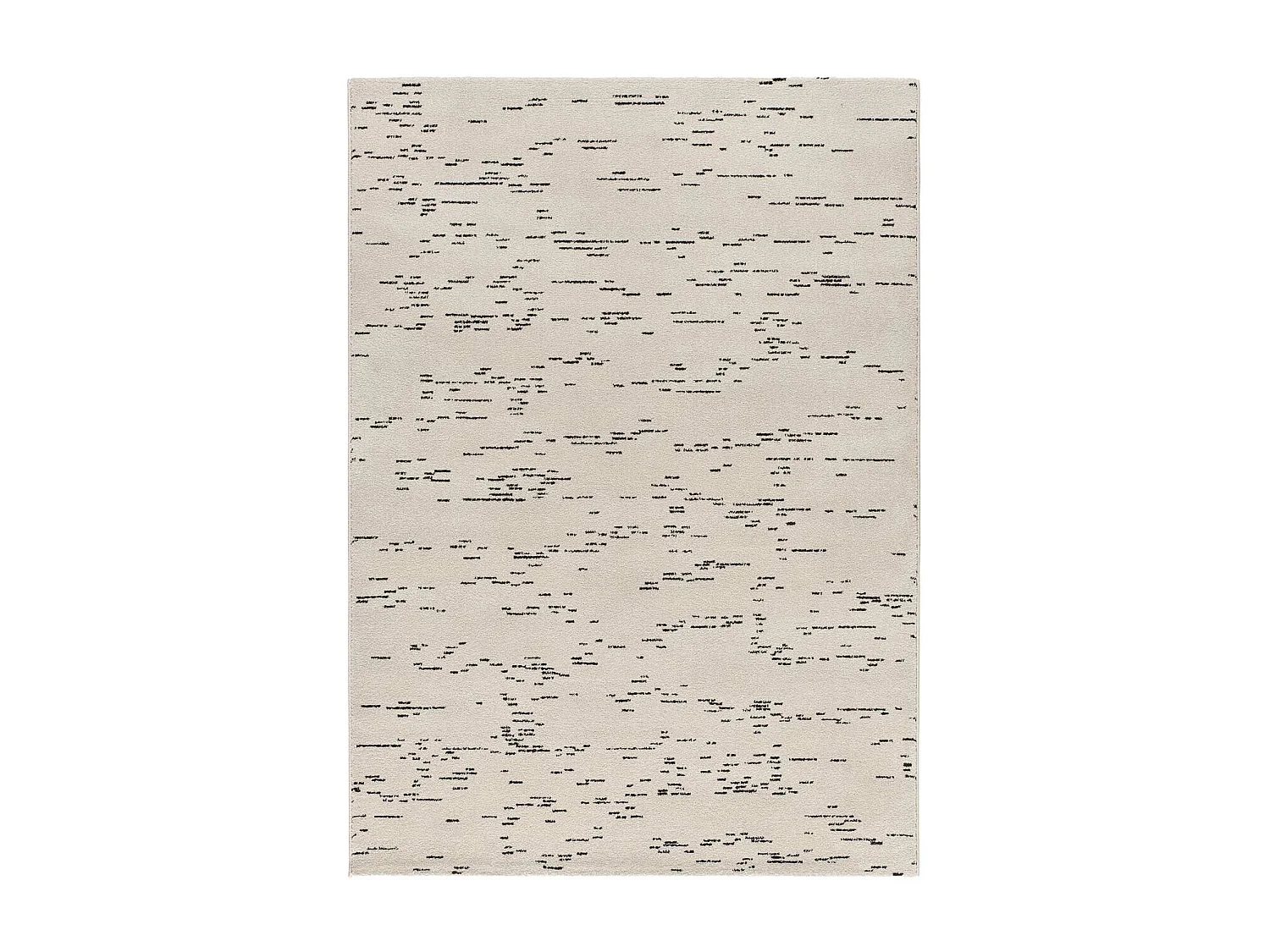 Alfombra interior  - abstracto - blanco - 160 x 230 cm - RETRO