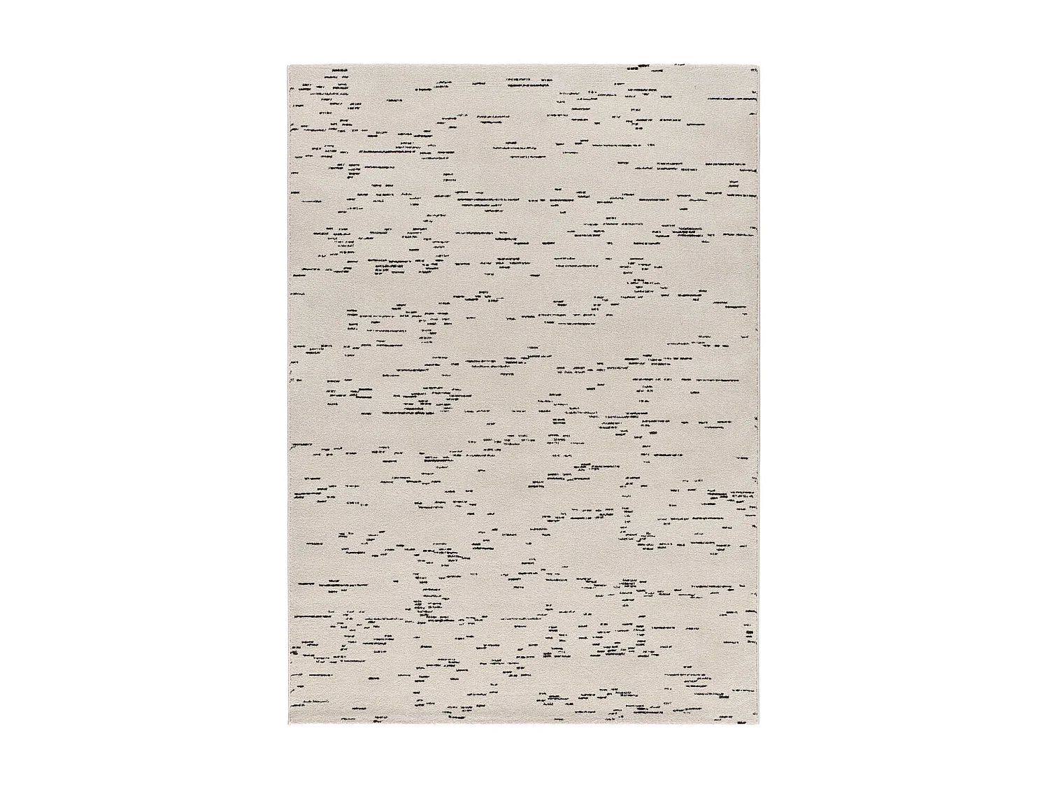 Alfombra interior  - abstracto - blanco - 160 x 230 cm - RETRO