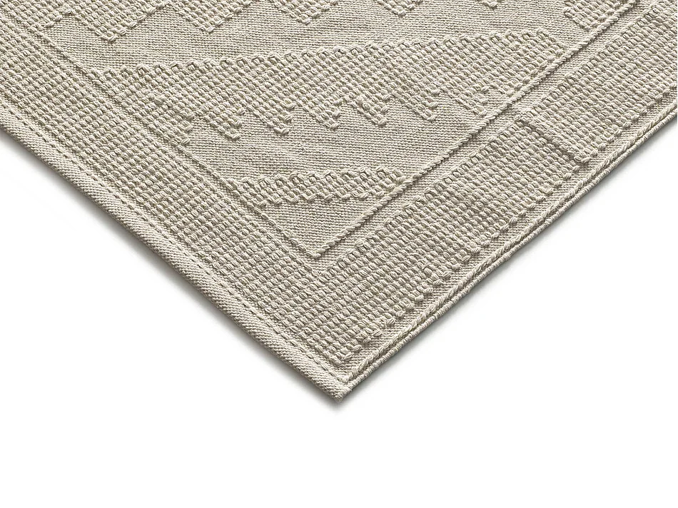 Tapis intérieur - ethnique avec relief - crème - 160 x 230 cm - PAMUK