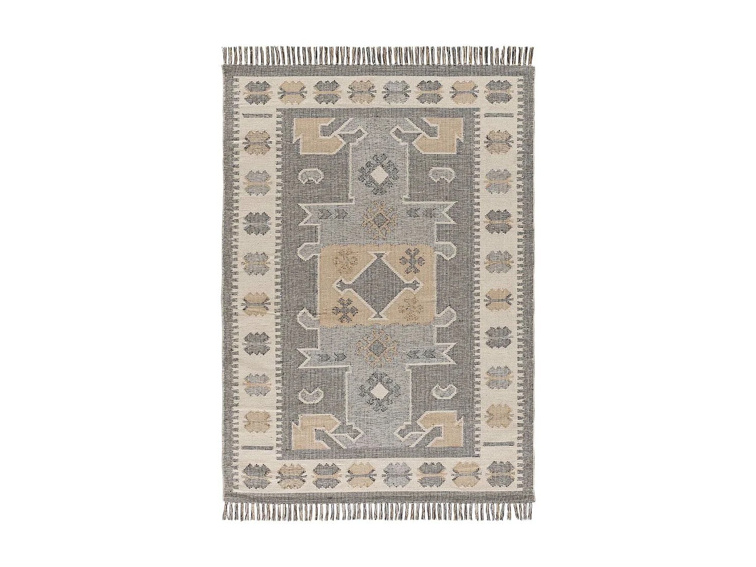 Kurzflorteppiche - ethnisch - mehrfarbig - 160x230 cm - CHANDIA