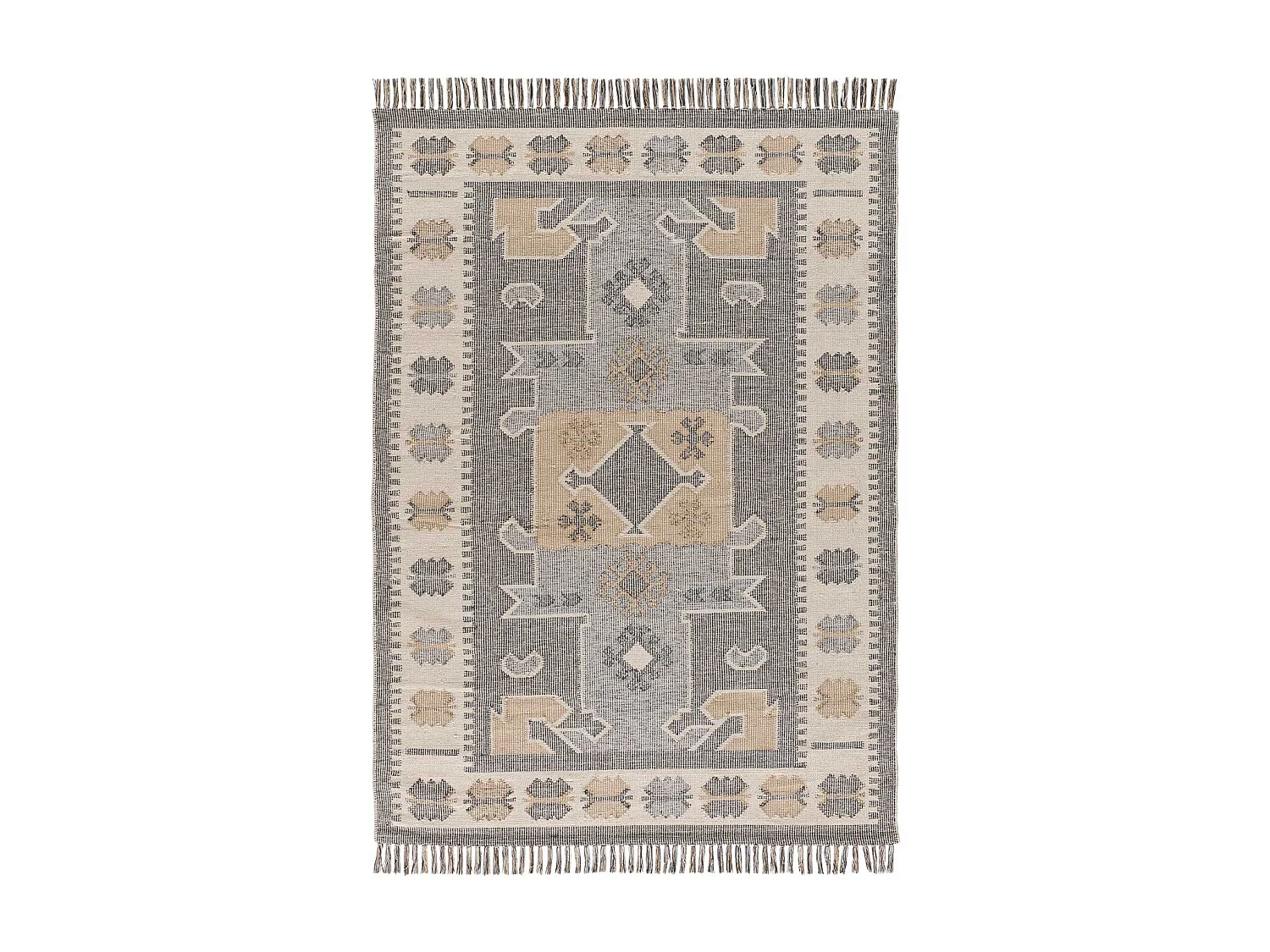 Kurzflorteppiche - ethnisch - mehrfarbig - 160x230 cm - CHANDIA