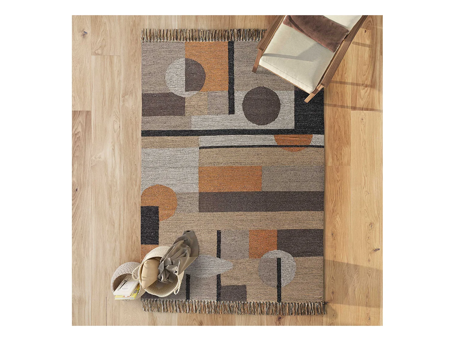 Tapis intérieur - ethnique - multicolore - 160 x 230 cm - CHANDIA