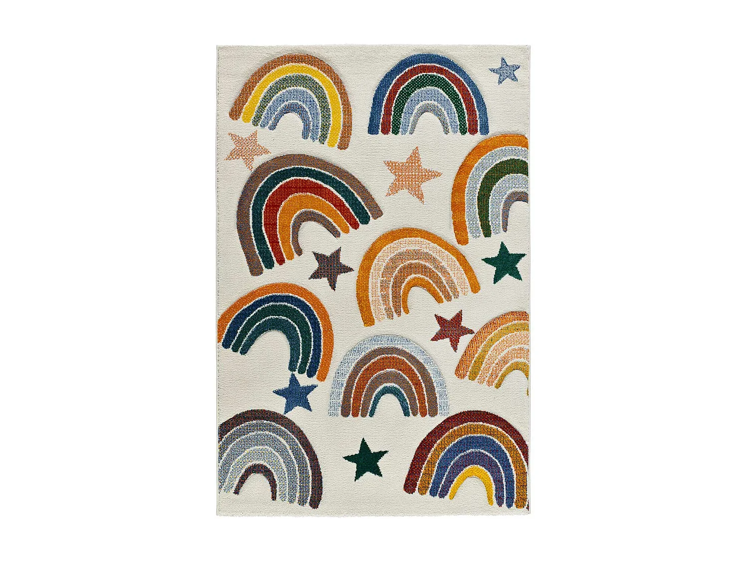 Tappeto interno - bambini animali - multicolore - 120 x 170 cm - BALLOON