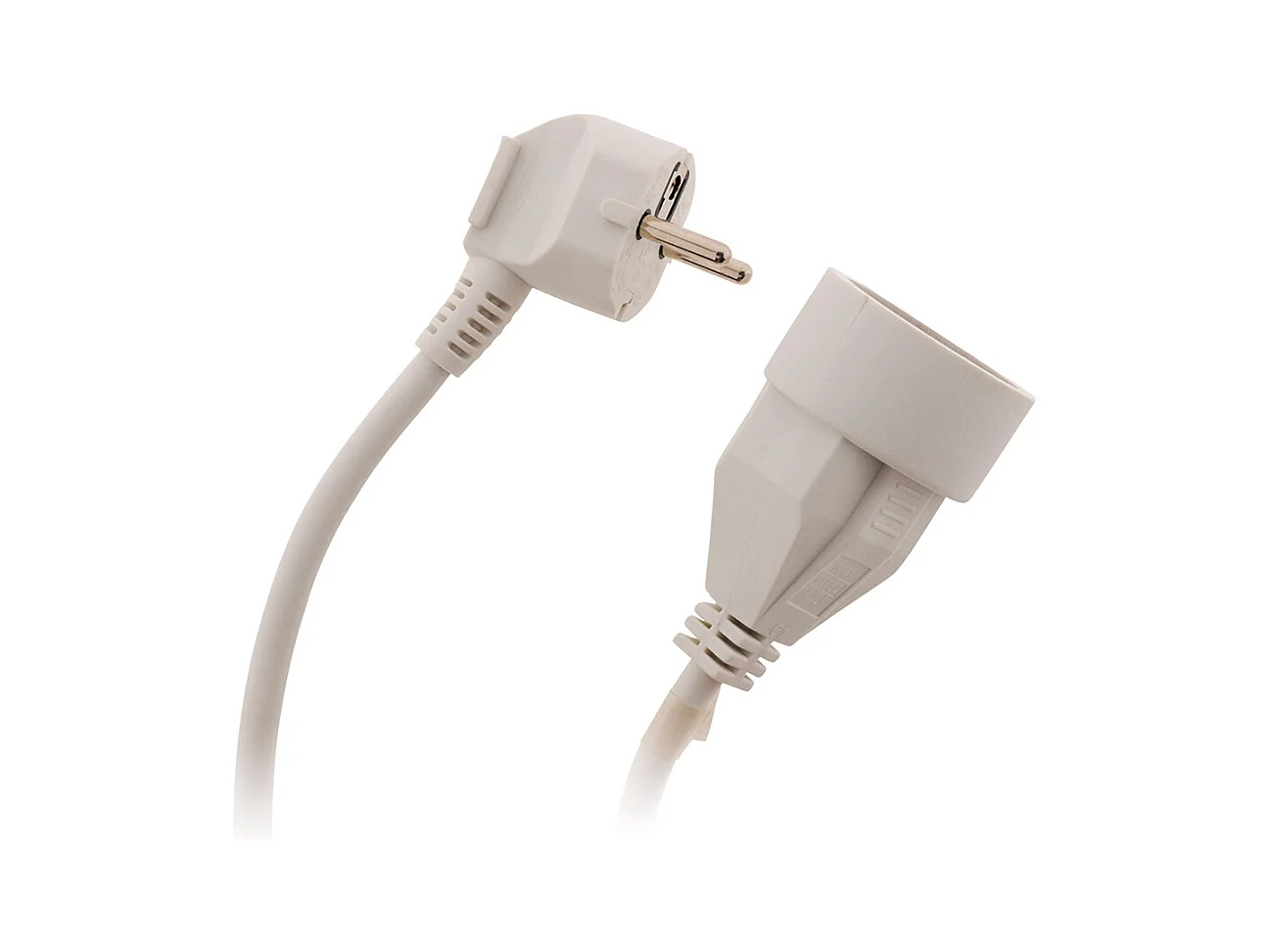Prolongateur 16A 2P+T HO5VV-F 3G1,5mm² - Blanc 10m - Zenitech