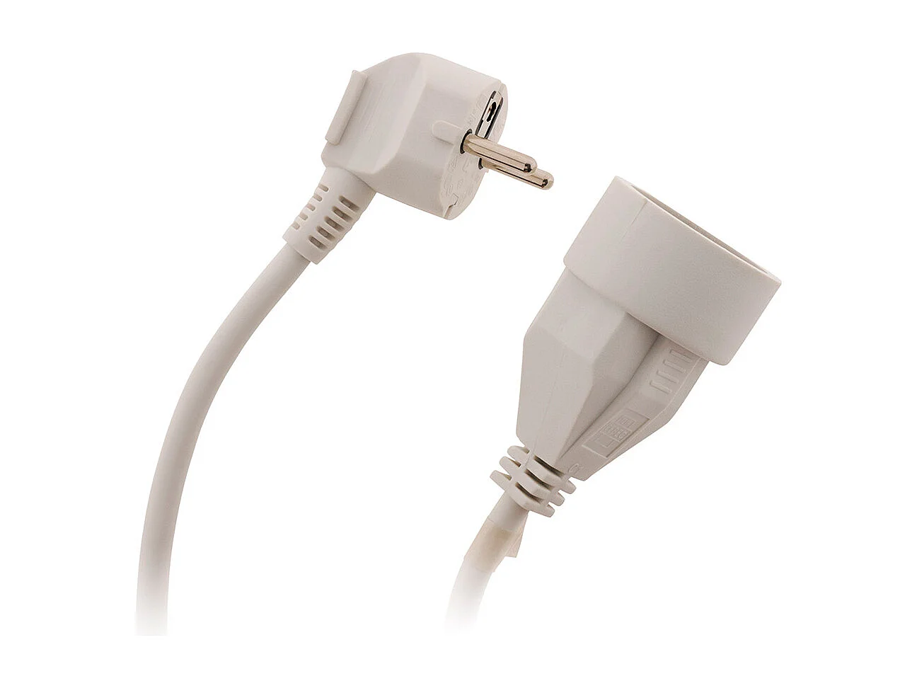 Prolongateur 16A 2P+T HO5VV-F 3G1,5mm² - blanc 10m - Zenitech