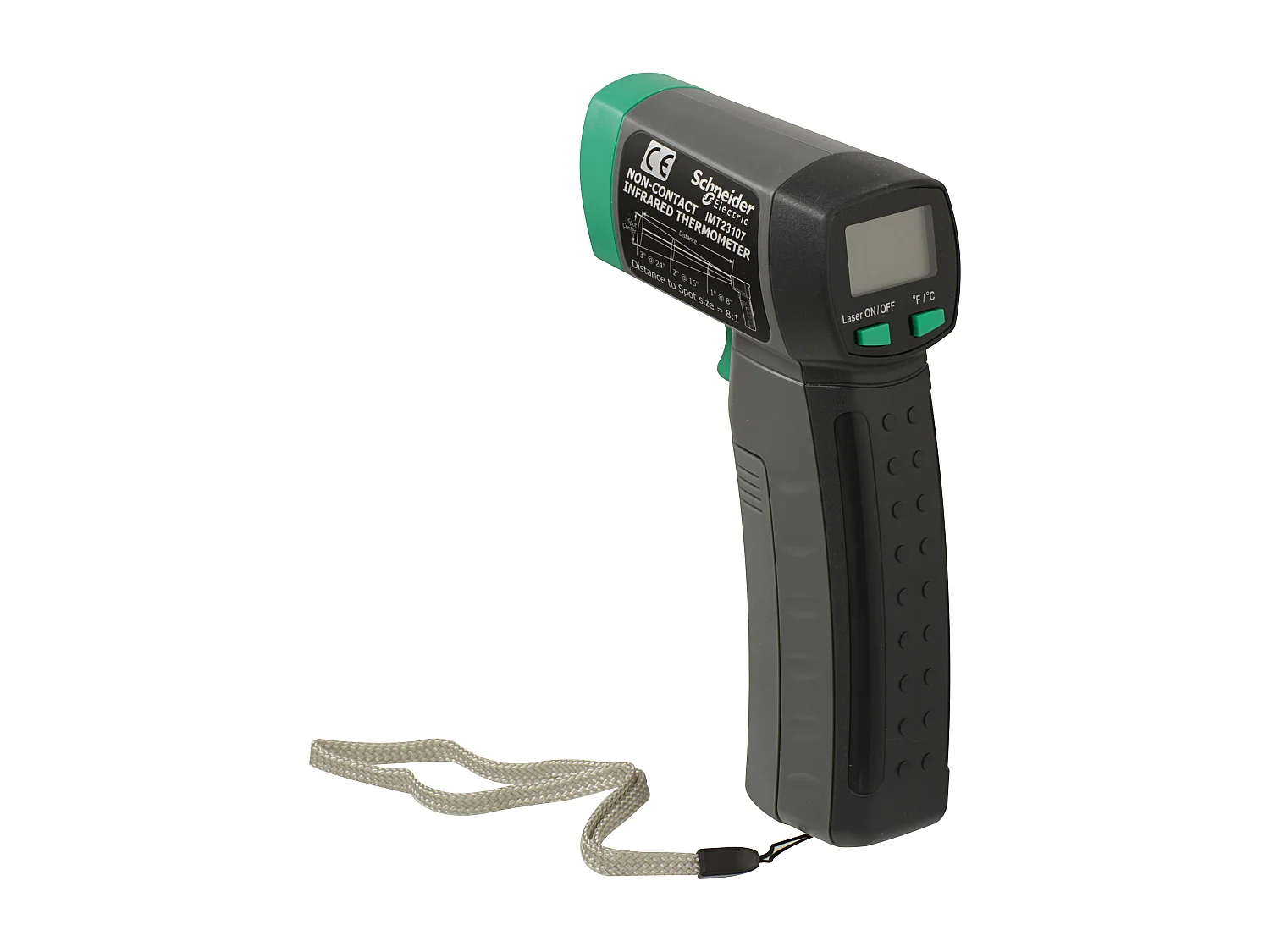 Infraroodthermometer 520° - Schneider, contactloze meting voor auto's, elektrische installaties en meer