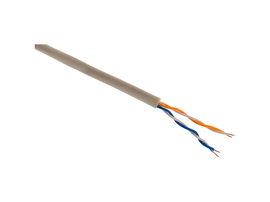 Câble téléphone - 2 paires 0,6mm² - Ivoire - 10m - Zenitech