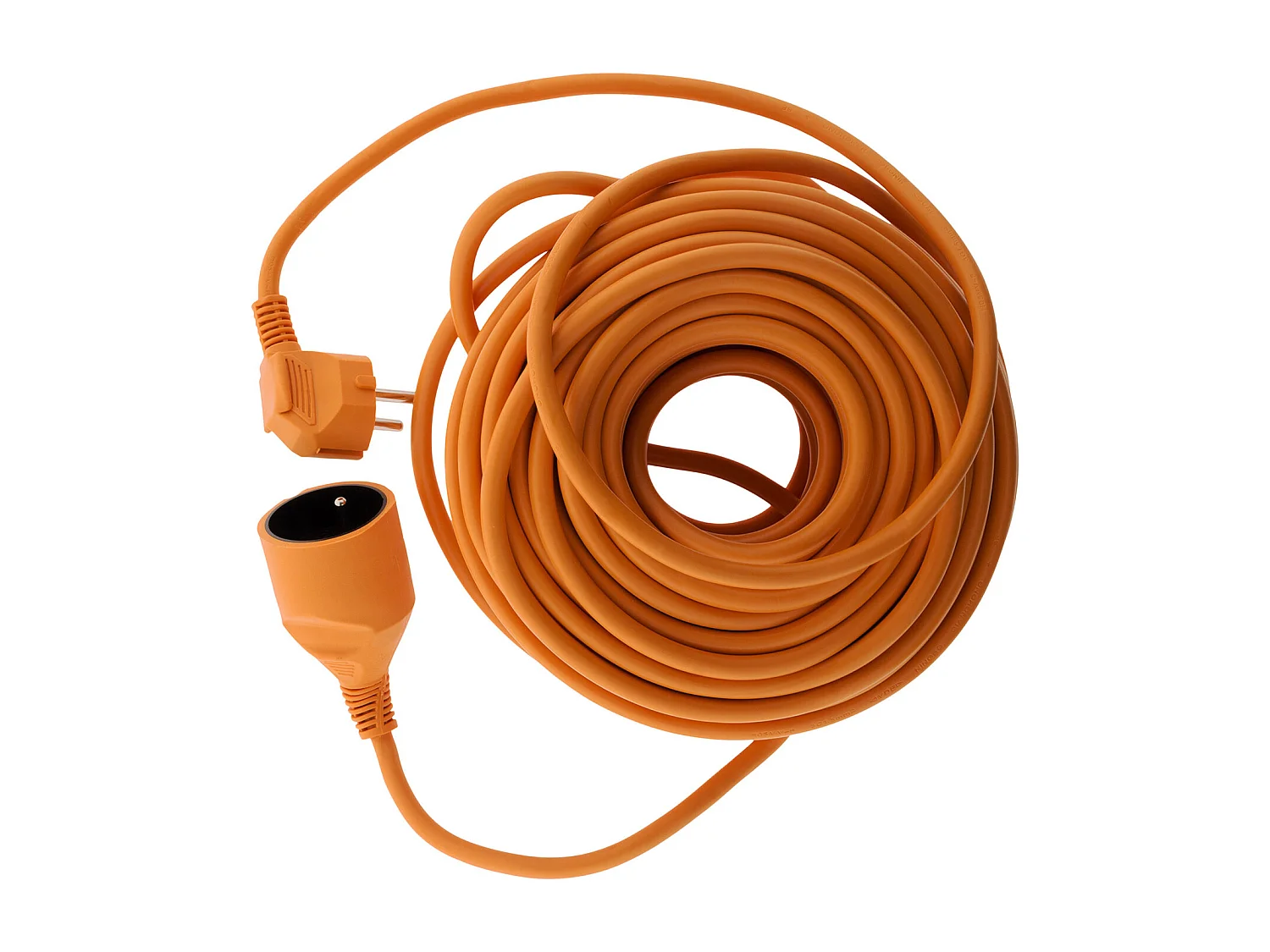 Prolongateur jardin 16A HO5VV-F 3G1,5mm² 2P+Terre 25m - Orange - Zenitech