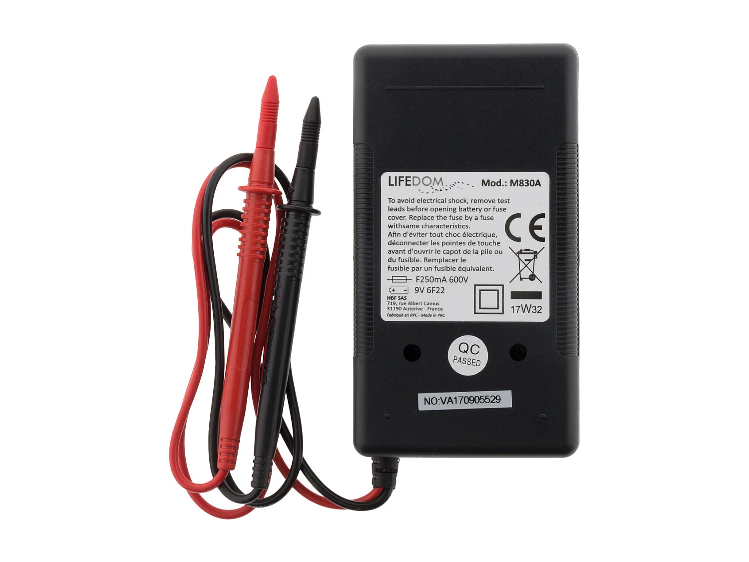 Multimètre digital 19 calibres - Zenitech