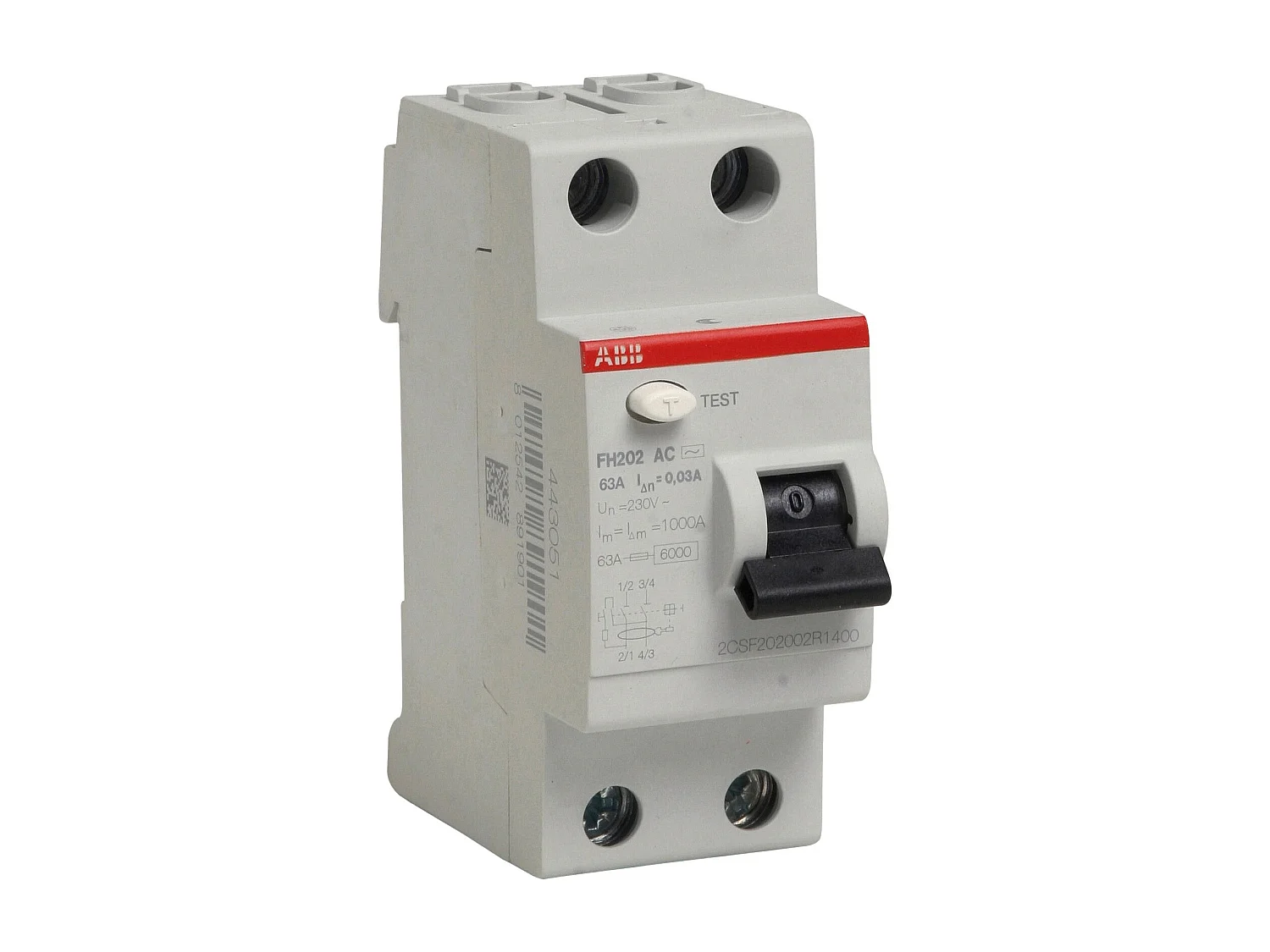 Interrupteur différentiel 63A 30Ma Type AC - ABB