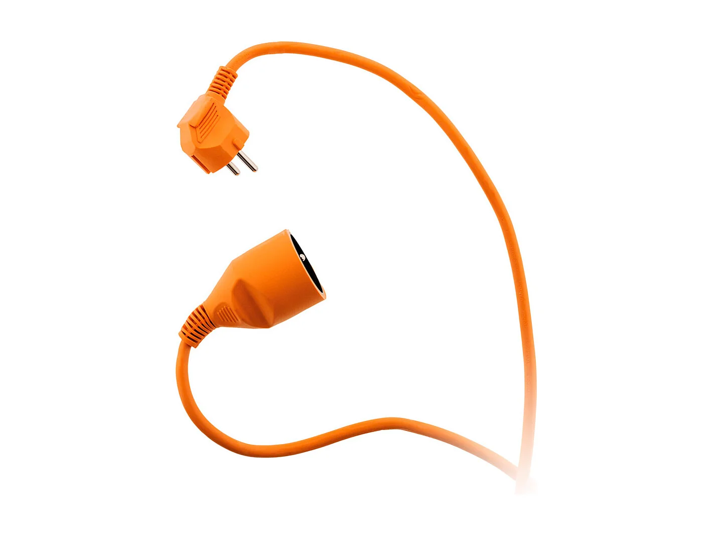 Prolongateur jardin 16A HO5VV-F 3G1,5mm² 2P+T 50m - orange - Zenitech