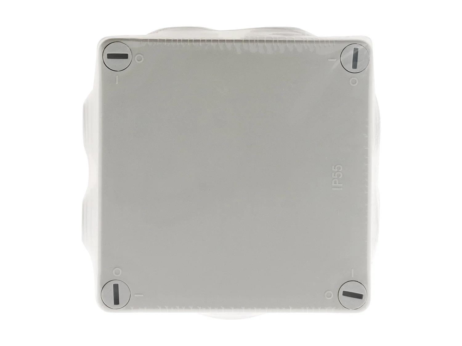 Waterdichte vierkante verdeeldoos 100x100x50 om te schroeven IP55 - Zenitech