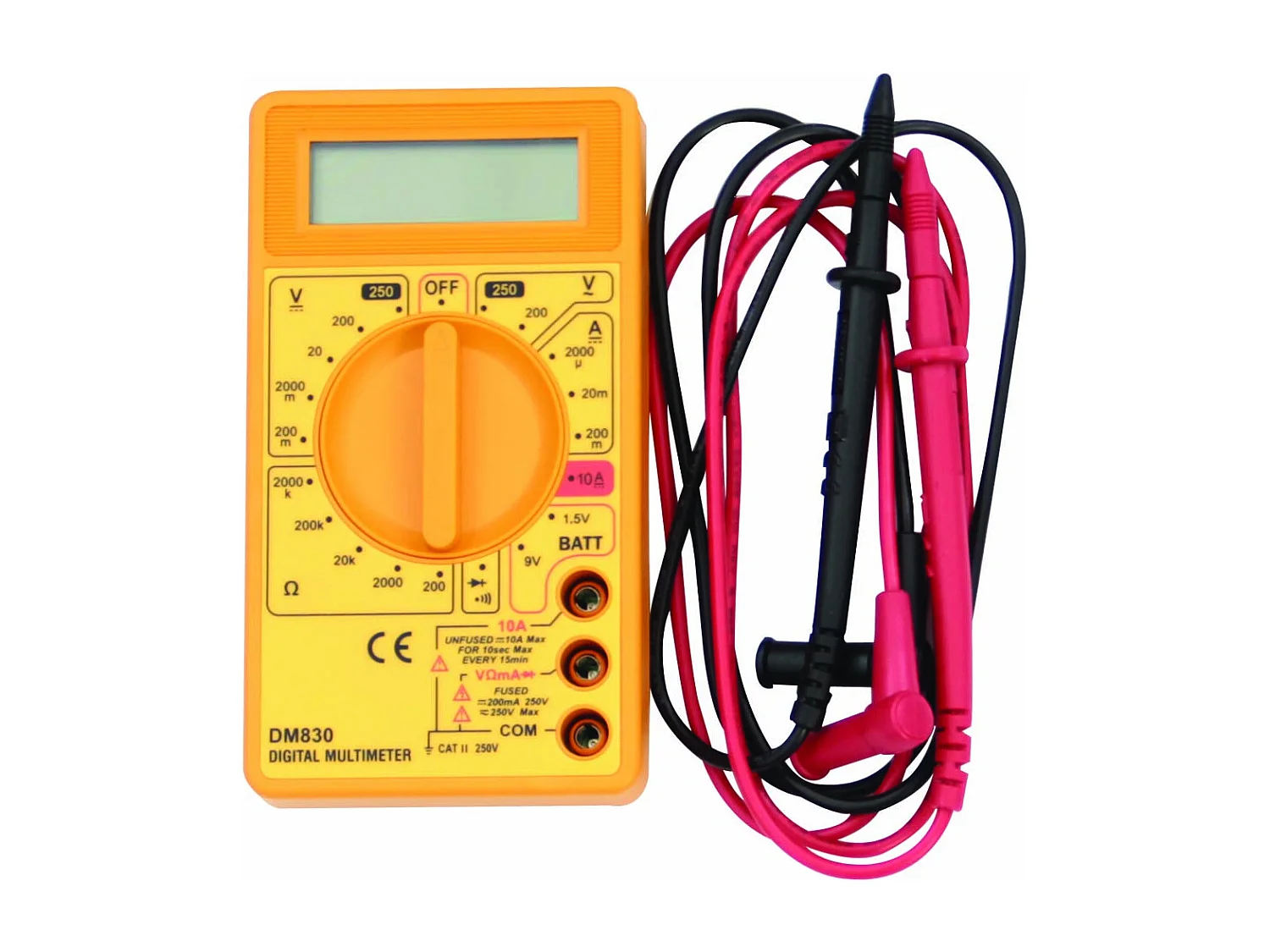 Multimètre CAT II 250V 19 calibres - Dio