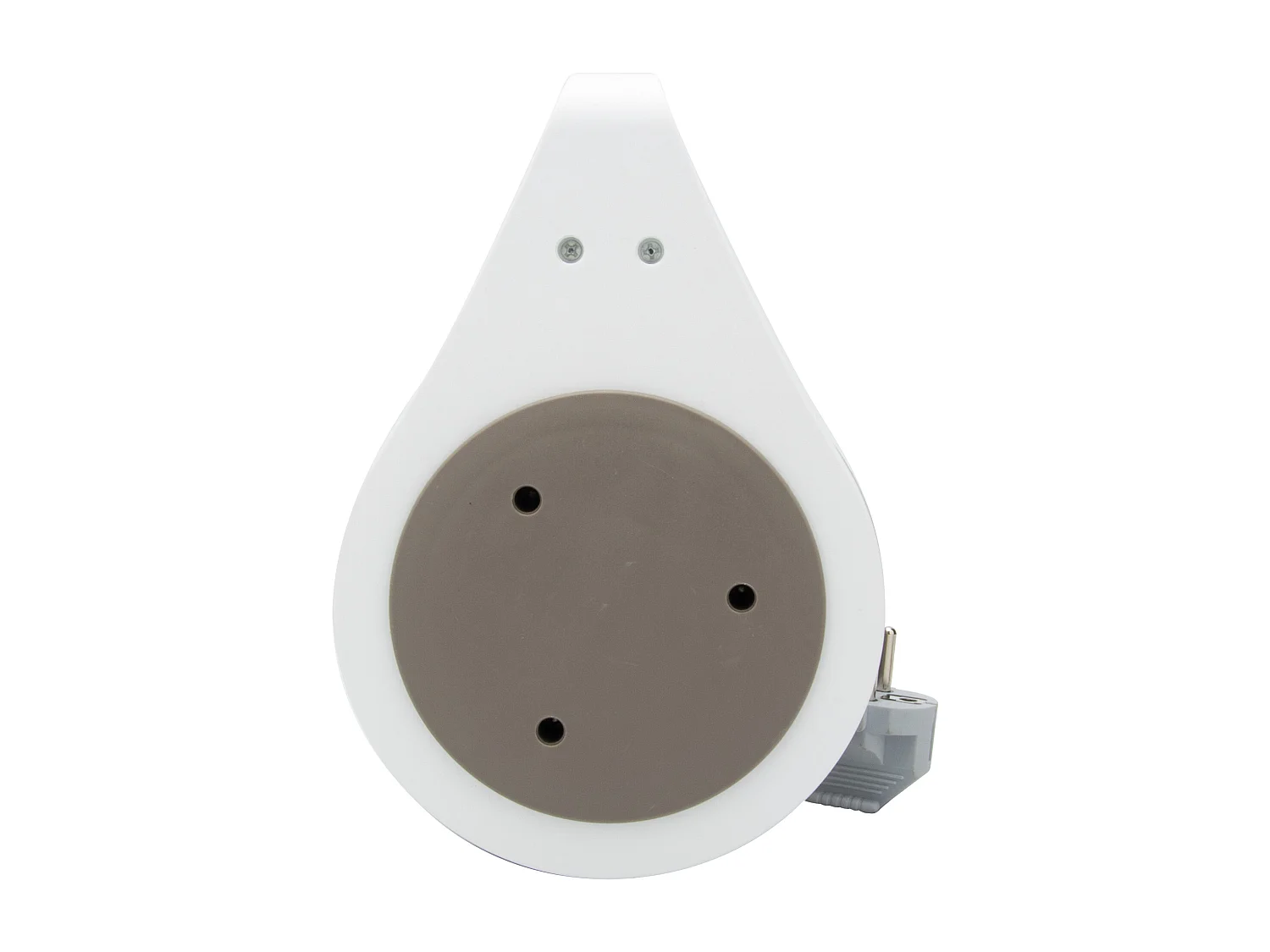 Mini enrouleur design 3 prises 2P+T - 7m Taupe - Zenitech