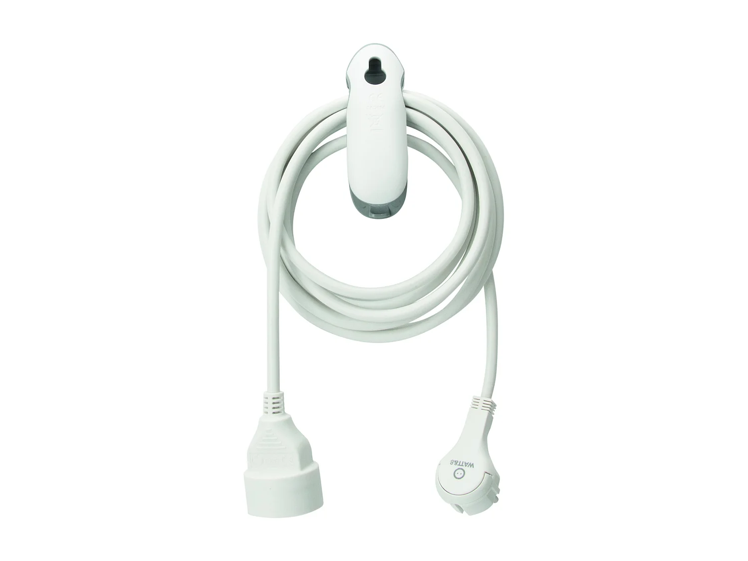 Przedłużacz 3m z zaciskiem - Biały - Watt&Co