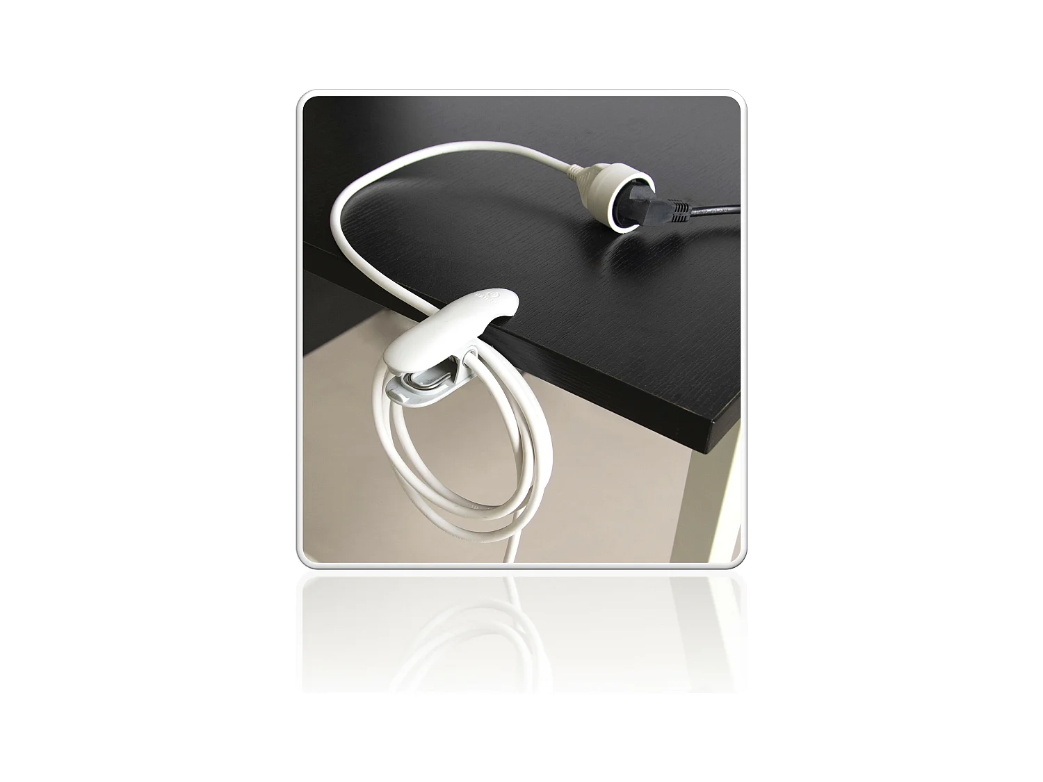 Przedłużacz 3m z zaciskiem - Biały - Watt&Co