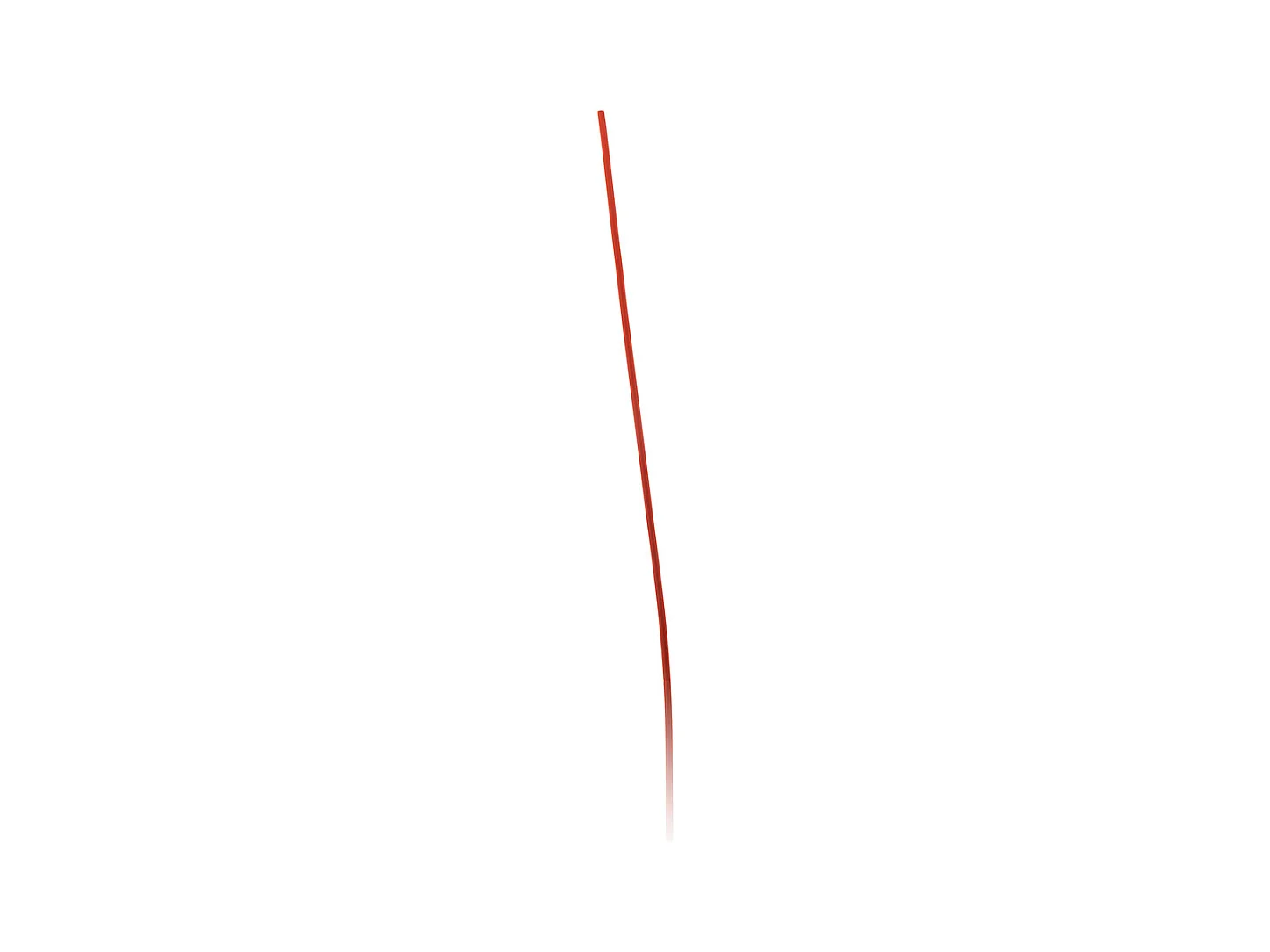 Gaine thermo rétractable Ø2,4cm - 1m - Rouge - Zenitech
