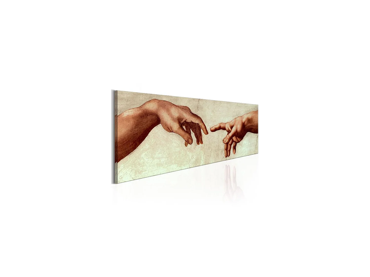Tableau Peinture religieuse God's Finger 150x50 cm