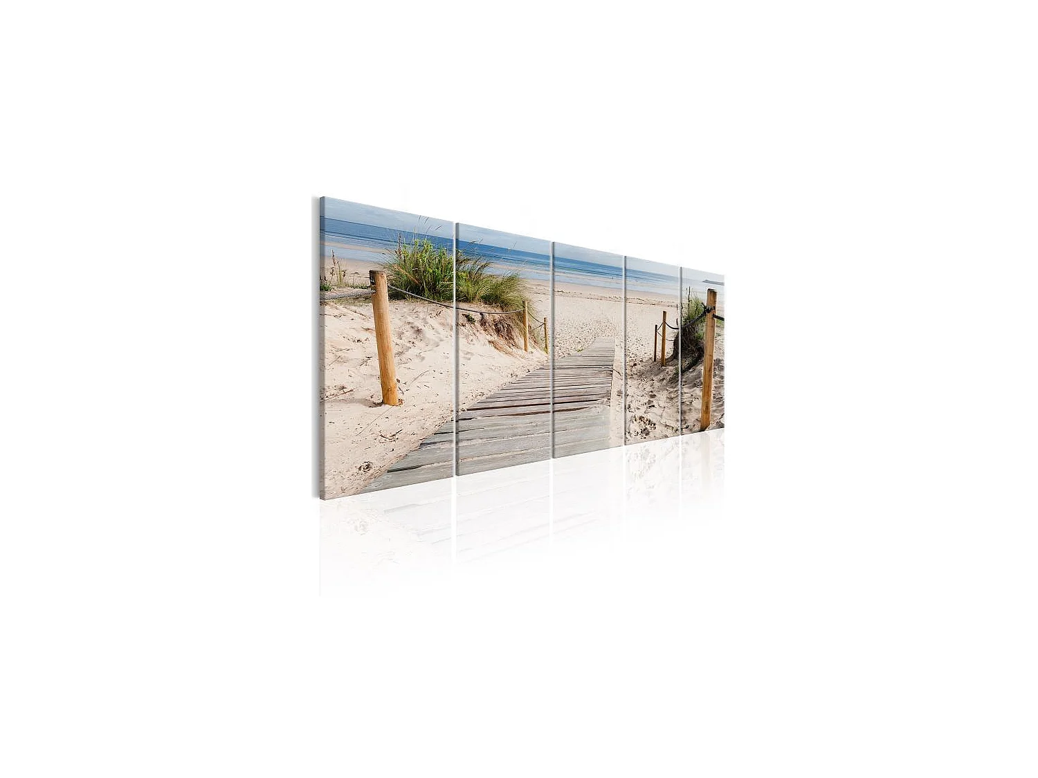 Tableau Beach After Rain 200x80 cm