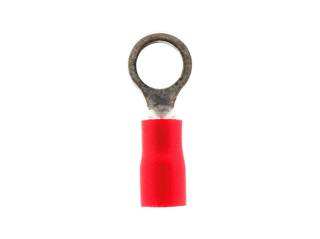 10 cosses rondes Ø4mm - Rouge - Zenitech