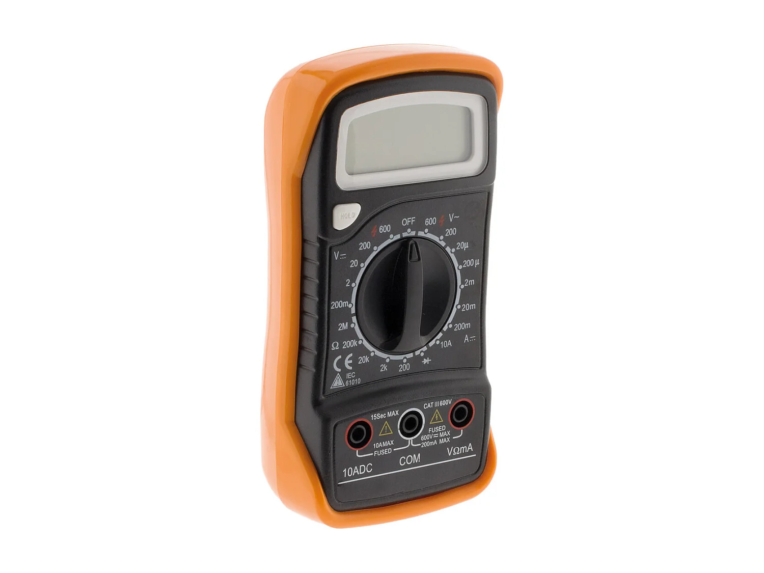 Multimètre antichoc 17 calibres 5 fonctions - Zenitech